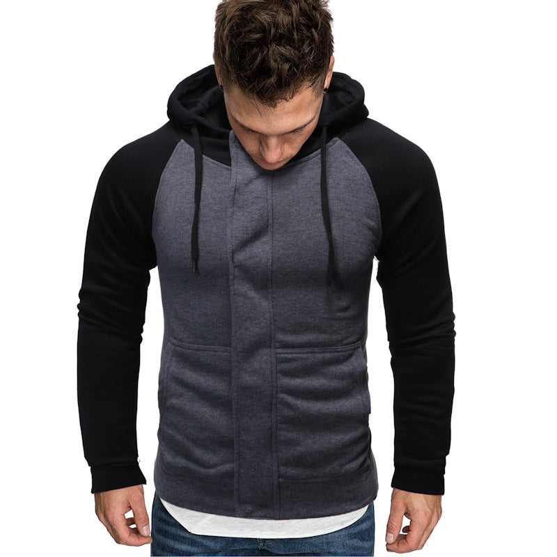 Men's Casual Slim Zipper Cardigan Hoodie