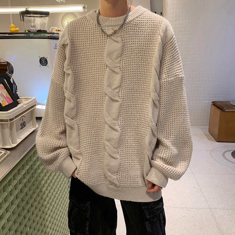 Round Neck Sweater Men's Autumn And Winter Style