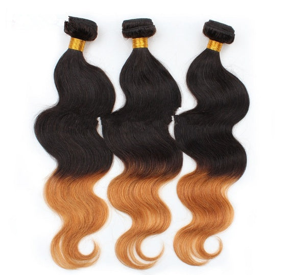 100% Human Hair  Bundle Ombre