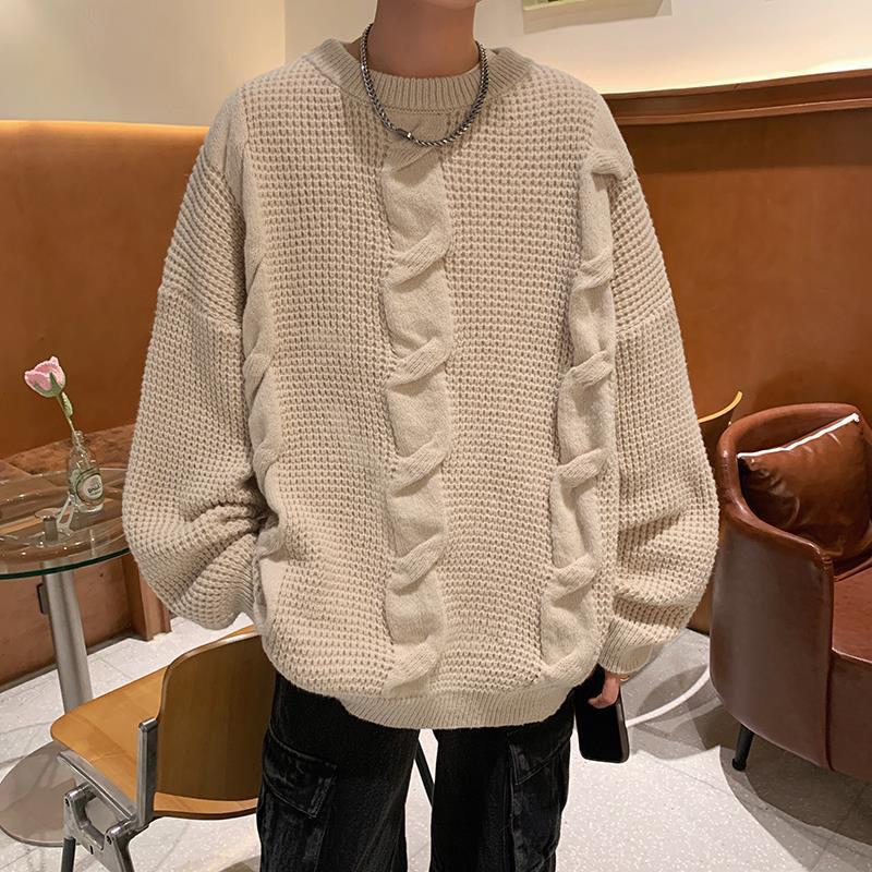 Round Neck Sweater Men's Autumn And Winter Style