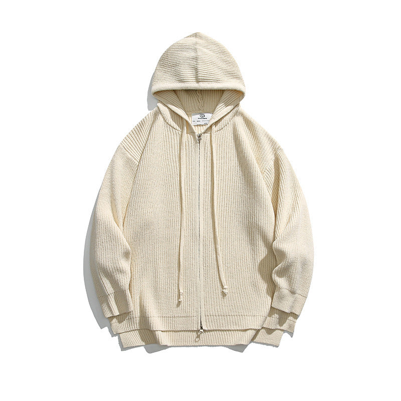 Women's Hooded Zip Cardigan Sweater