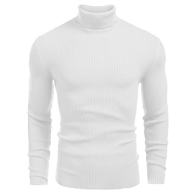 Men's Slim-fit Turtleneck Long-sleeved Sweater