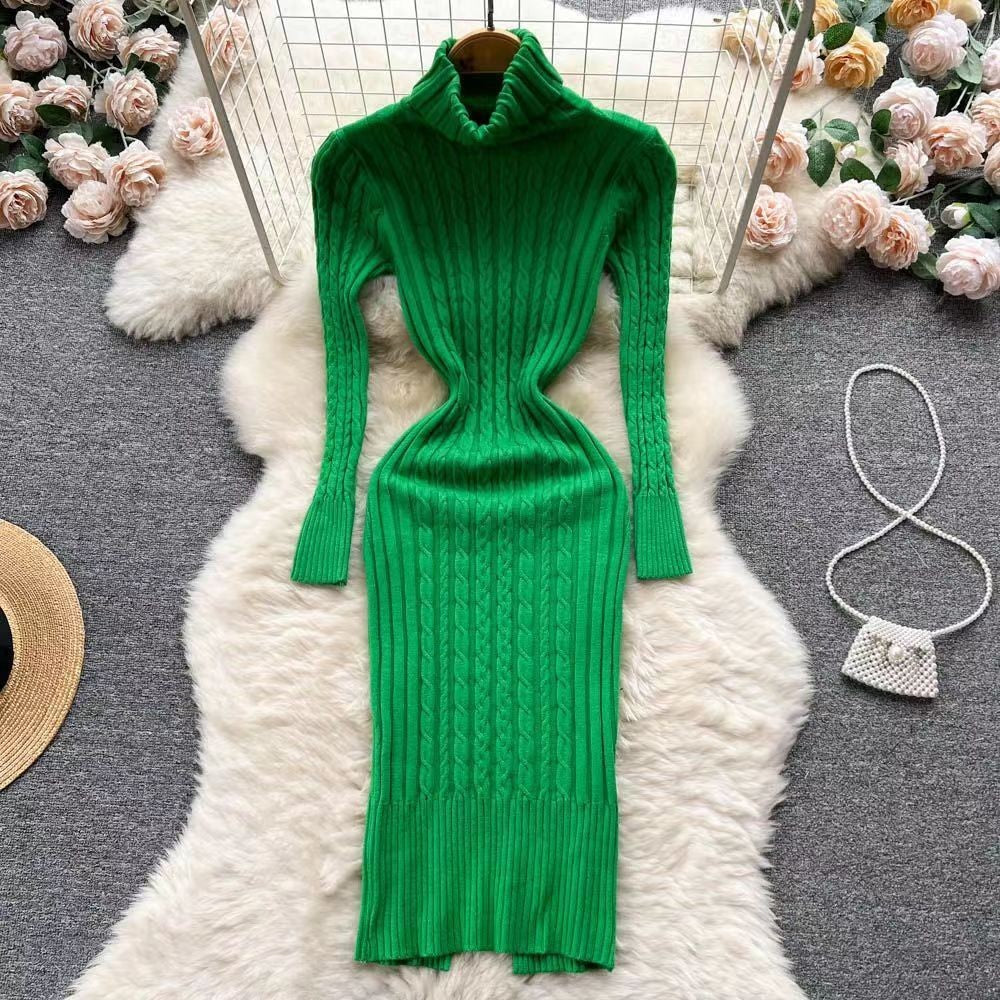 Women's Slim-fit Hip-wrapped Temperament Dress