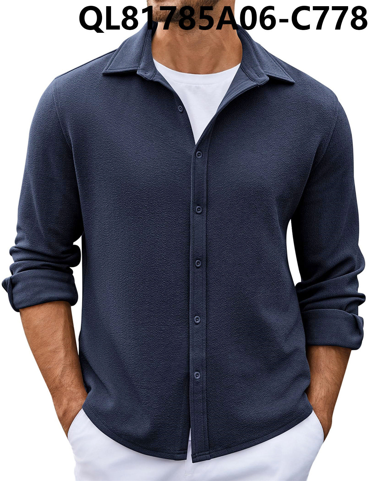 Men's Loose Trendy Short-sleeved Lapel Shirt