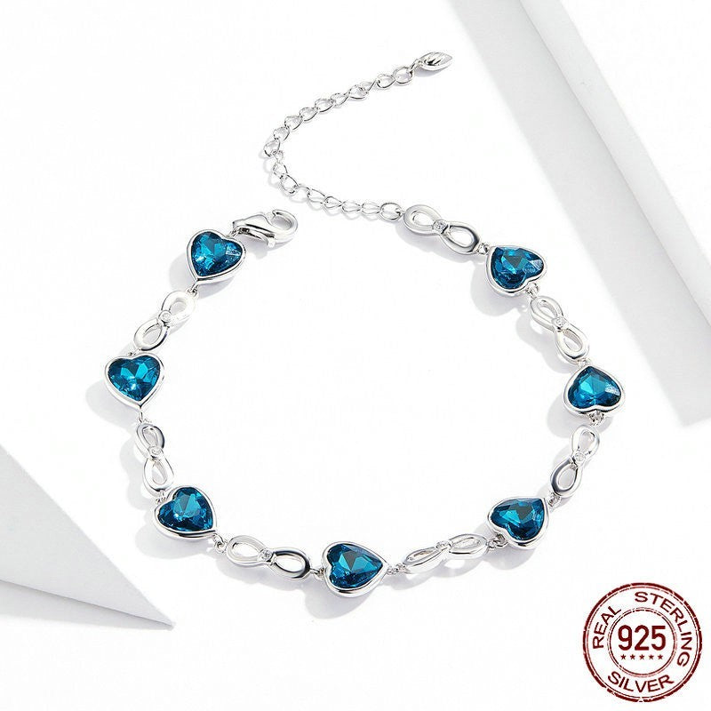 S925 European And American Ladies Silver Bracelet