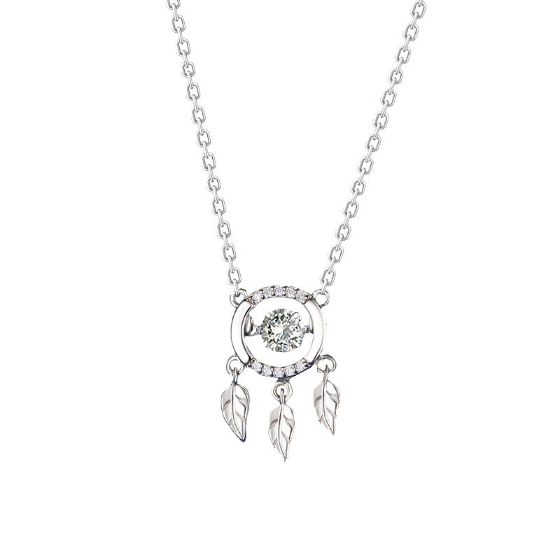 S925 Sterling Silver Smart Dreamcatcher Necklace