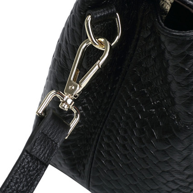 Genuine Leather Women's Woven Bag Crossbody