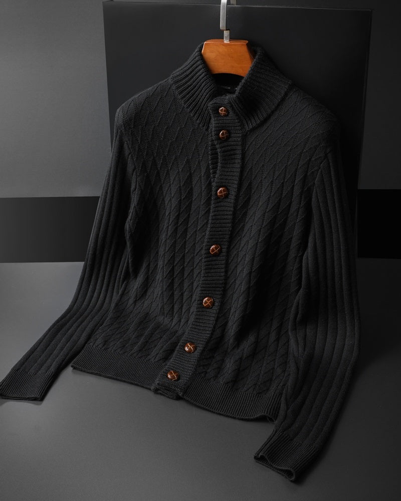 Knitted Sweater Button Men's Cardigan