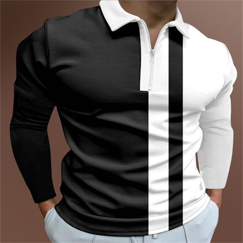 Striped Printed Men's POLO Shirt