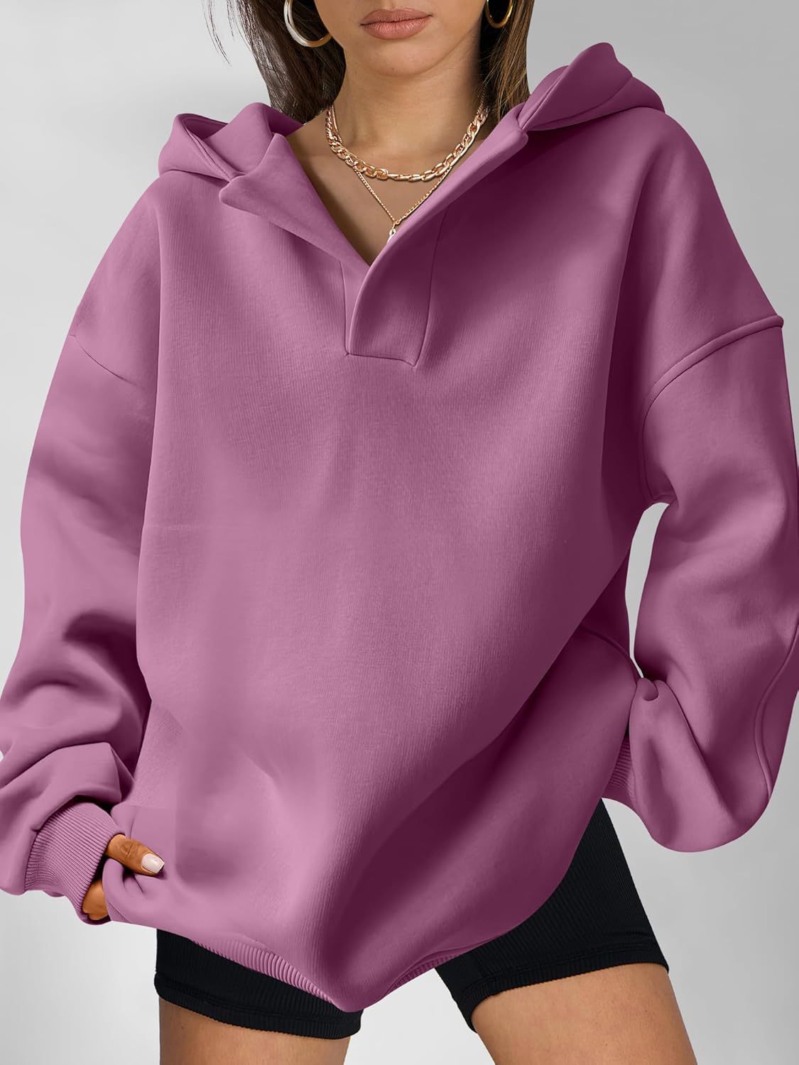 Women's Solid Color Hoodies Long Sleeve