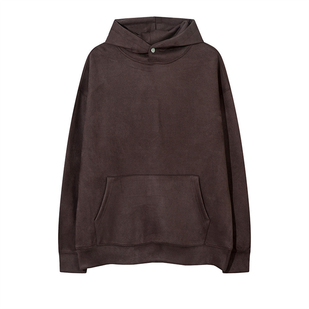 Pure Color All-match Hoodie Trendy Brand Men