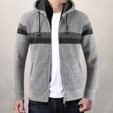 Thickened men's sweater and cardigan