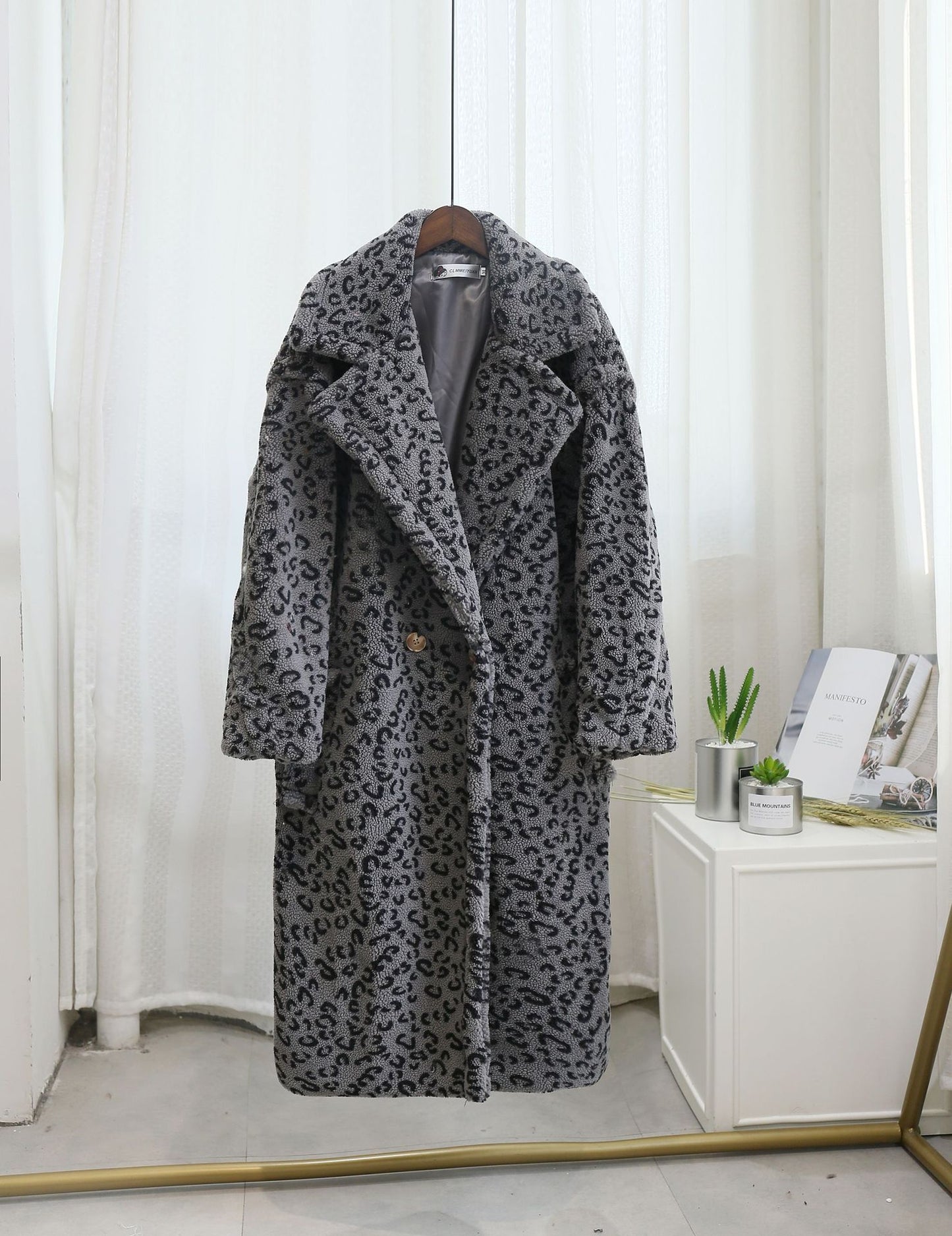 Overcoat Sheep Sheared Fur Loose Jacket