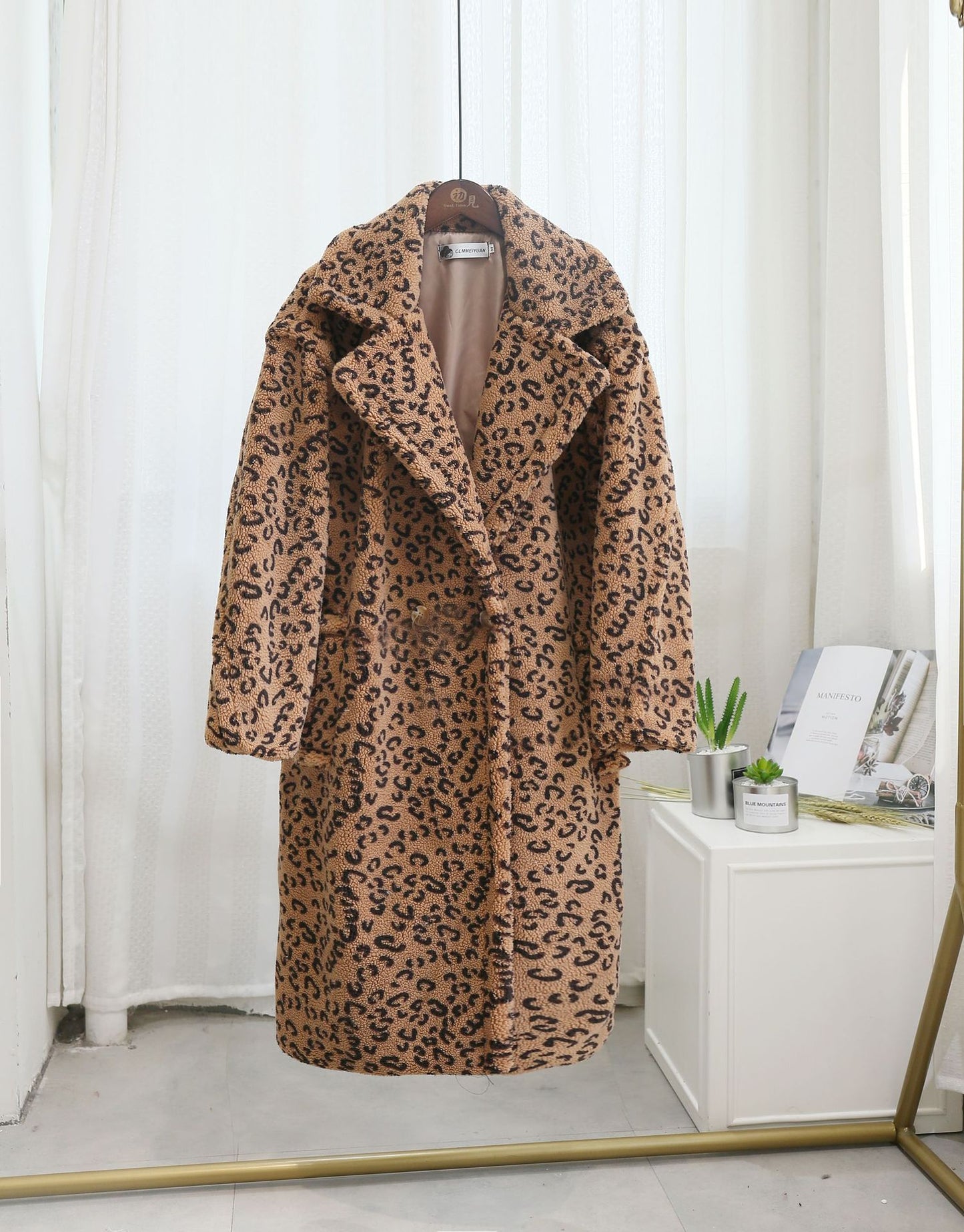 Overcoat Sheep Sheared Fur Loose Jacket