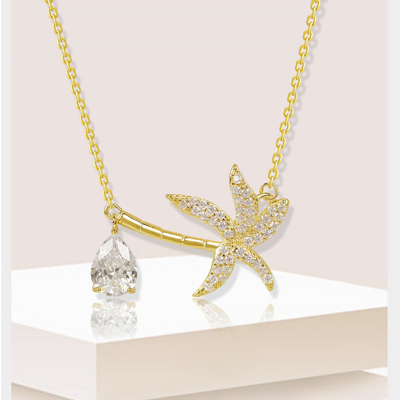 New Fashion All-match Maple Leaf Necklace