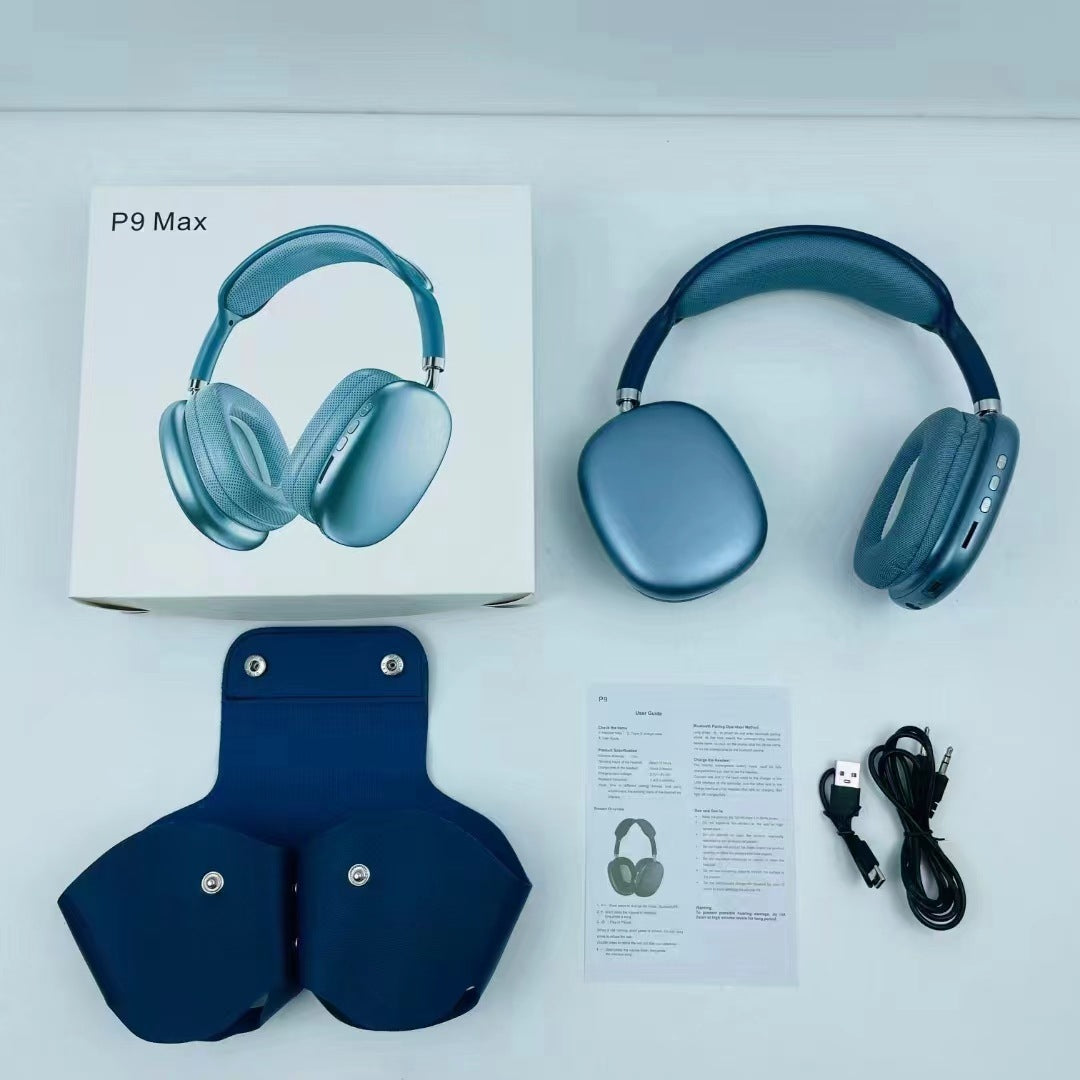 P9 MAX Bluetooth Headphone Head-mounted Stereo Plug-in Card