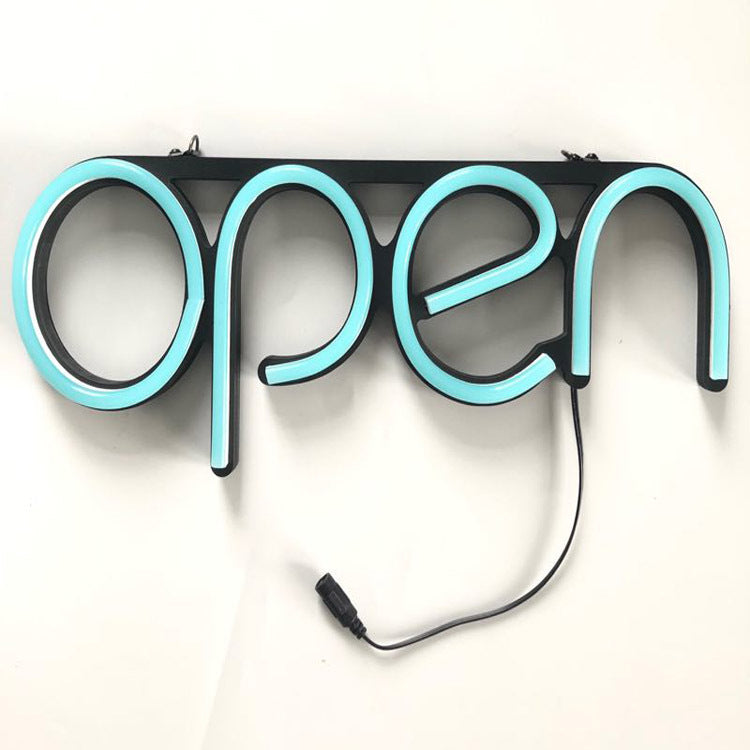 Luminous word neon sign