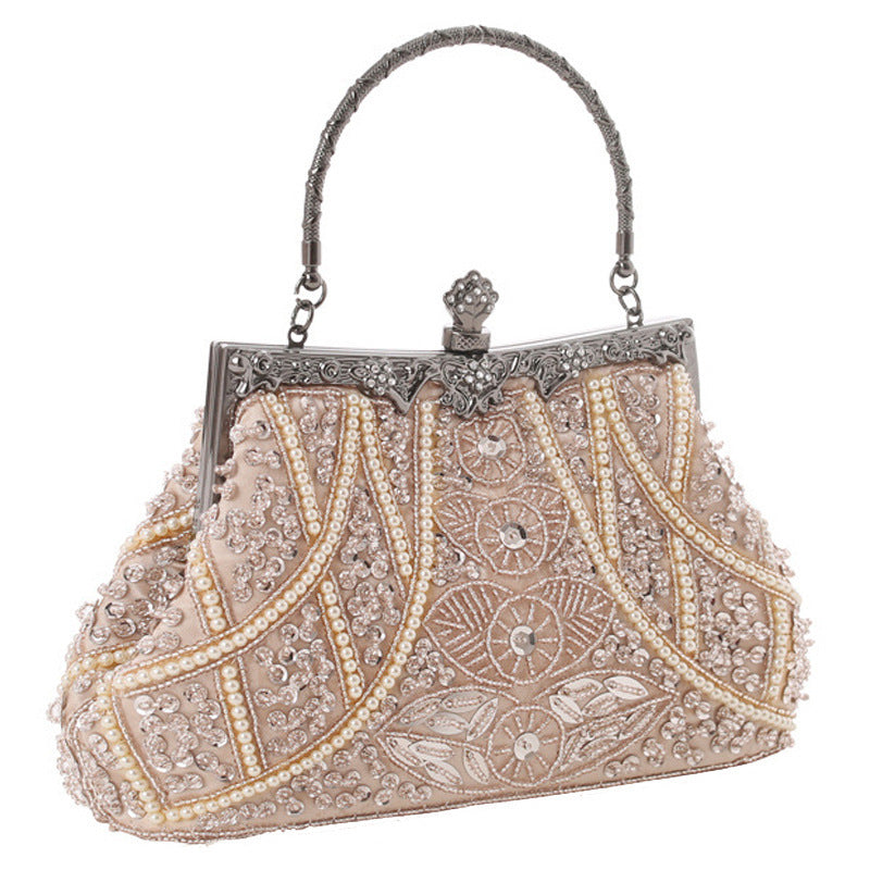 Ladies Hand Beaded Embroidered Evening Handbag