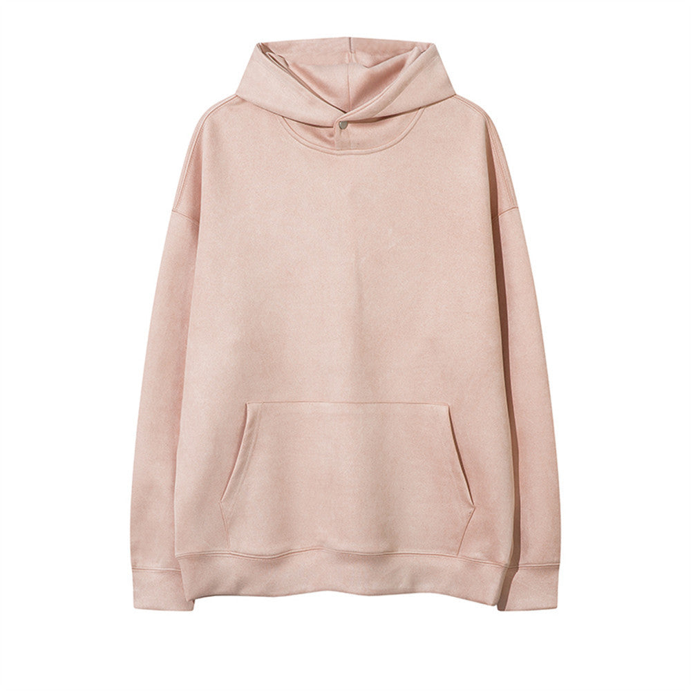 Pure Color All-match Hoodie Trendy Brand Men