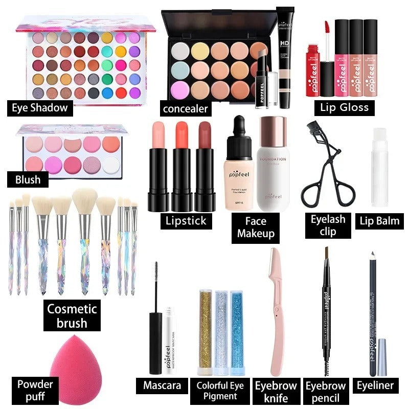 Beginner Cosmetics Makeup Set Complete Set