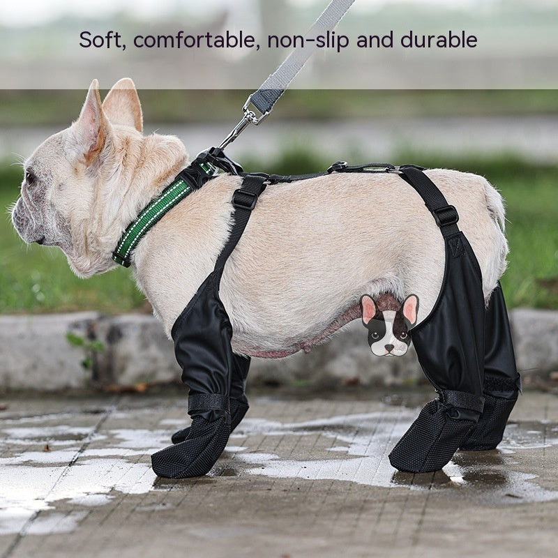 Waterproof Dog Shoes Adjustable Dog Boots Pet Breathbale Shoes