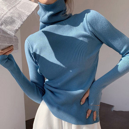 Women's High Collar Thickened Turtleneck Sweater