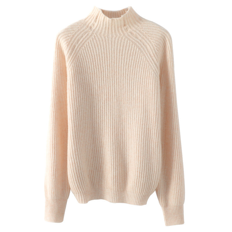 Pure Wool Half Turtleneck Pullover