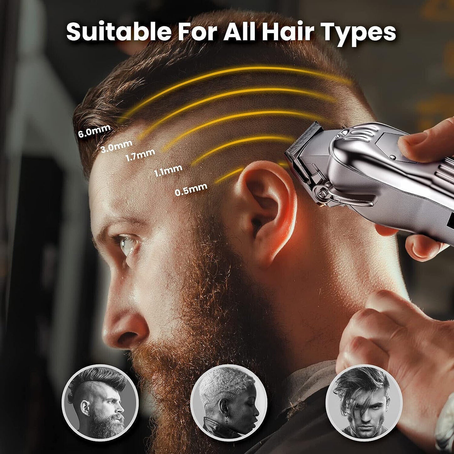 Professional Hair Clippers Cordless