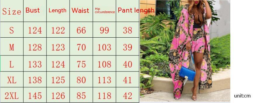 Summer Cardigan And Shorts Women's Suit