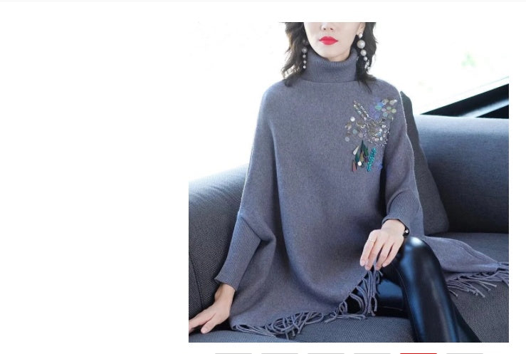 Turtleneck Sweater Women Autumn And Winter Long Sleeves Loose