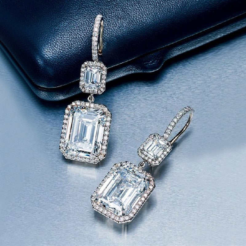 Women's French-style Zircon Earrings