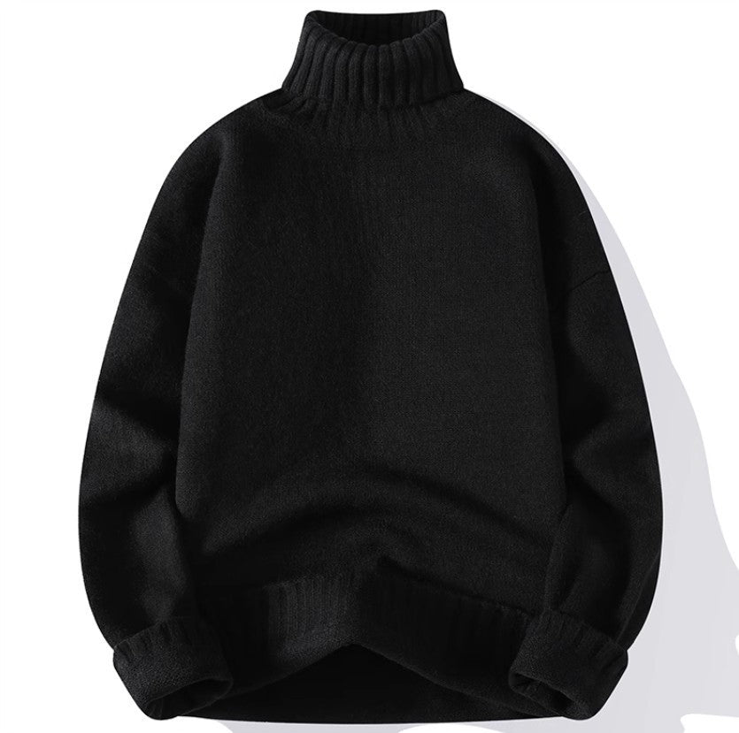 Turtleneck Sweater Men's Fashion Slim Fit