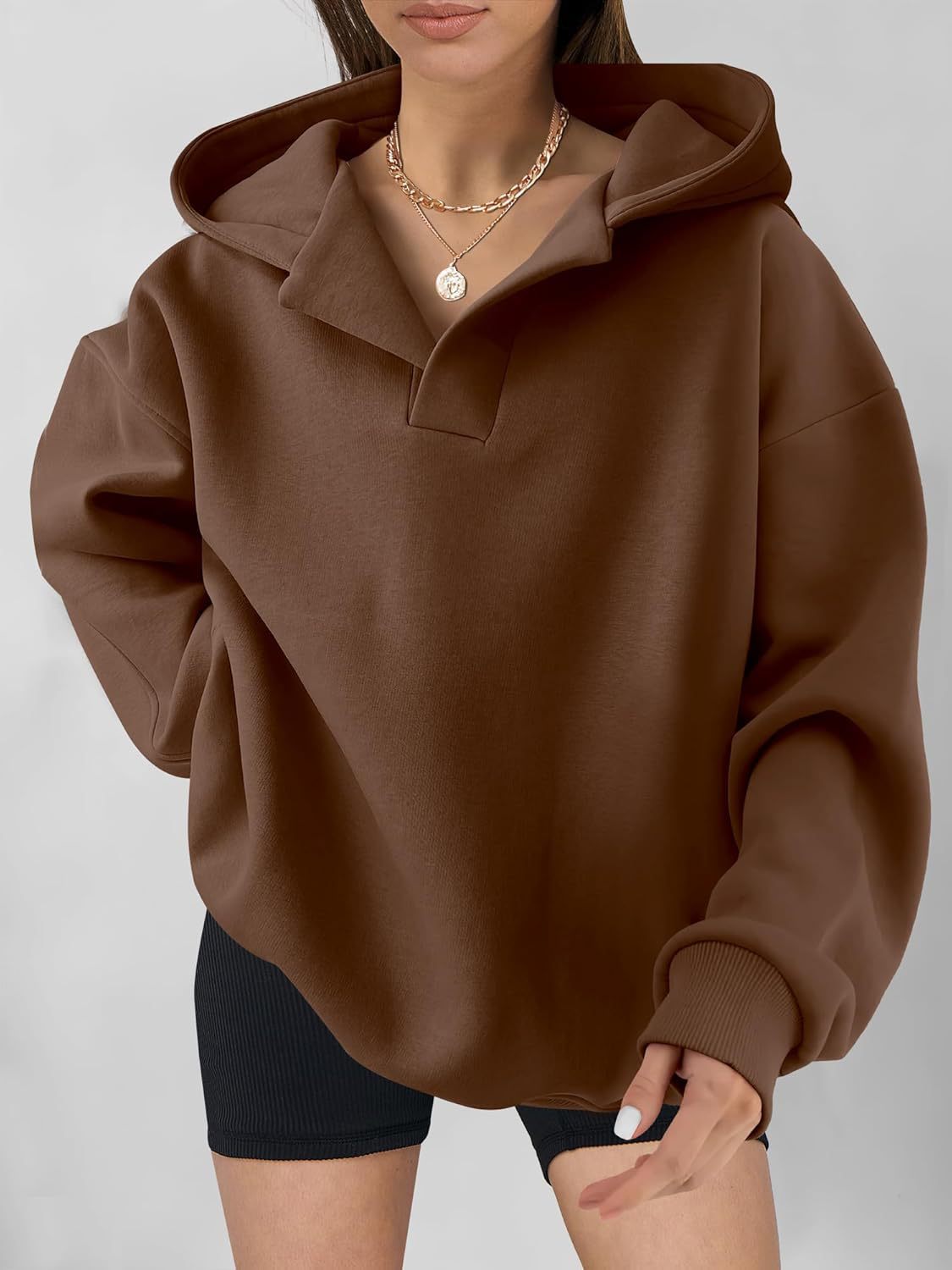 Women's Solid Color Hoodies Long Sleeve