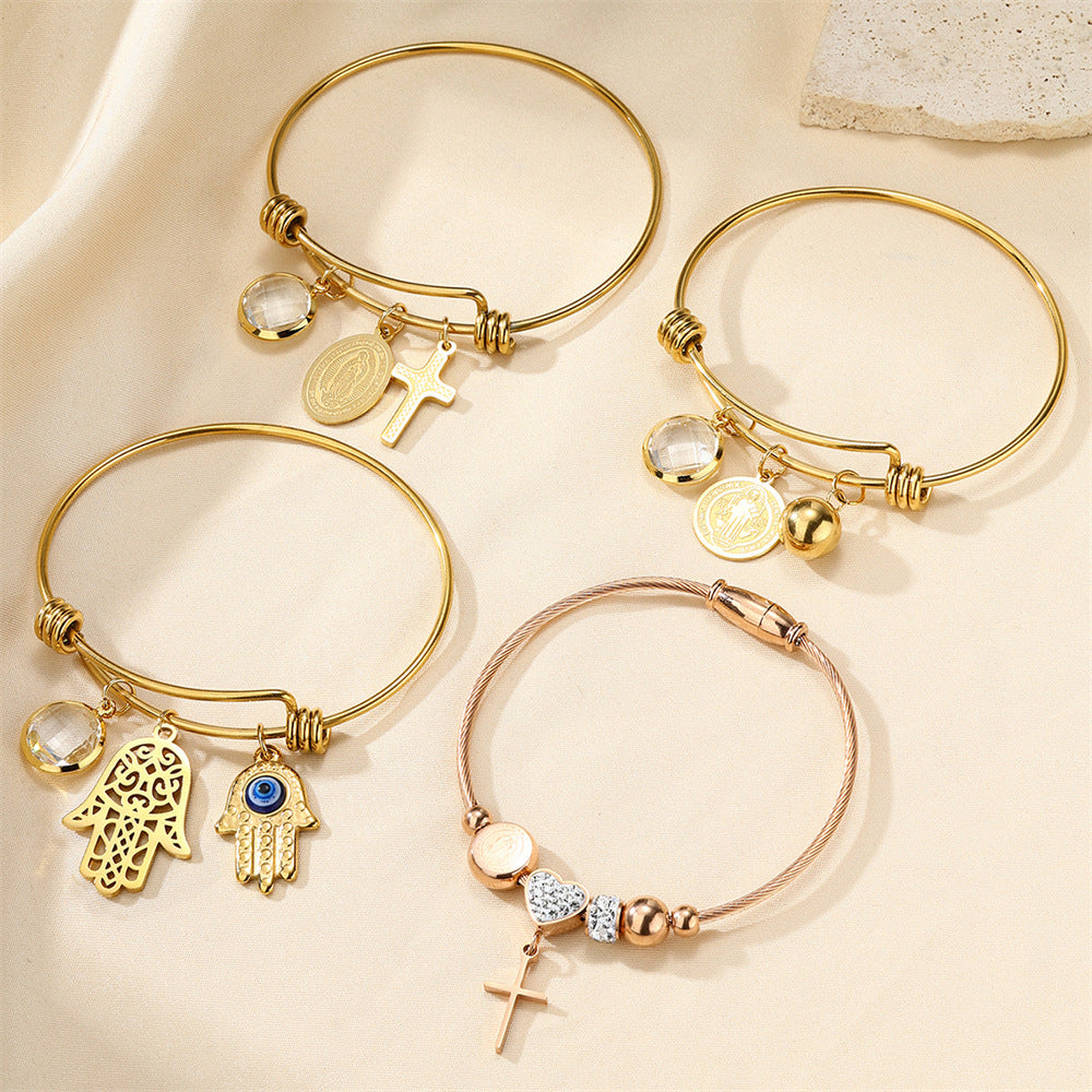 Cross Bangle Jewelry