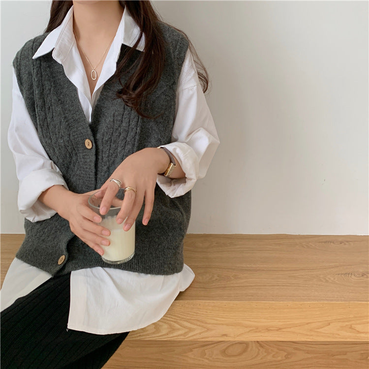 Women Vest Sweaters