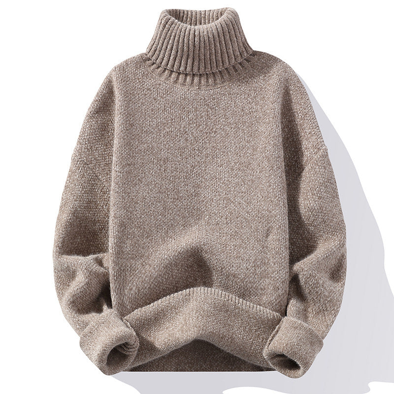 Turtleneck Sweater Men's Fashion Slim Fit