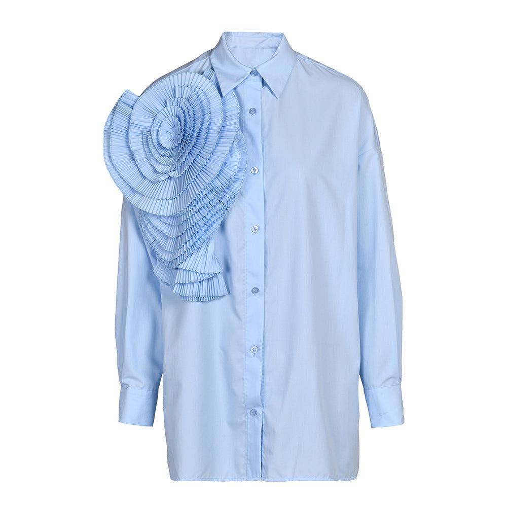 Fried Street Versatile Casual Shirt For Women