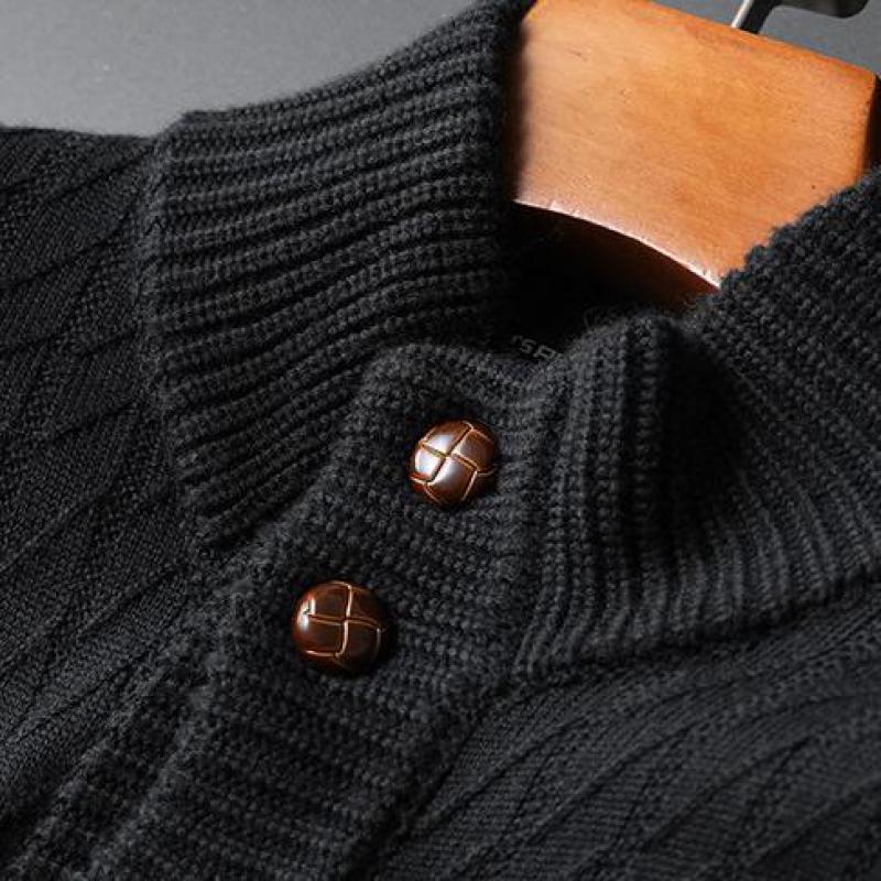 Knitted Sweater Button Men's Cardigan