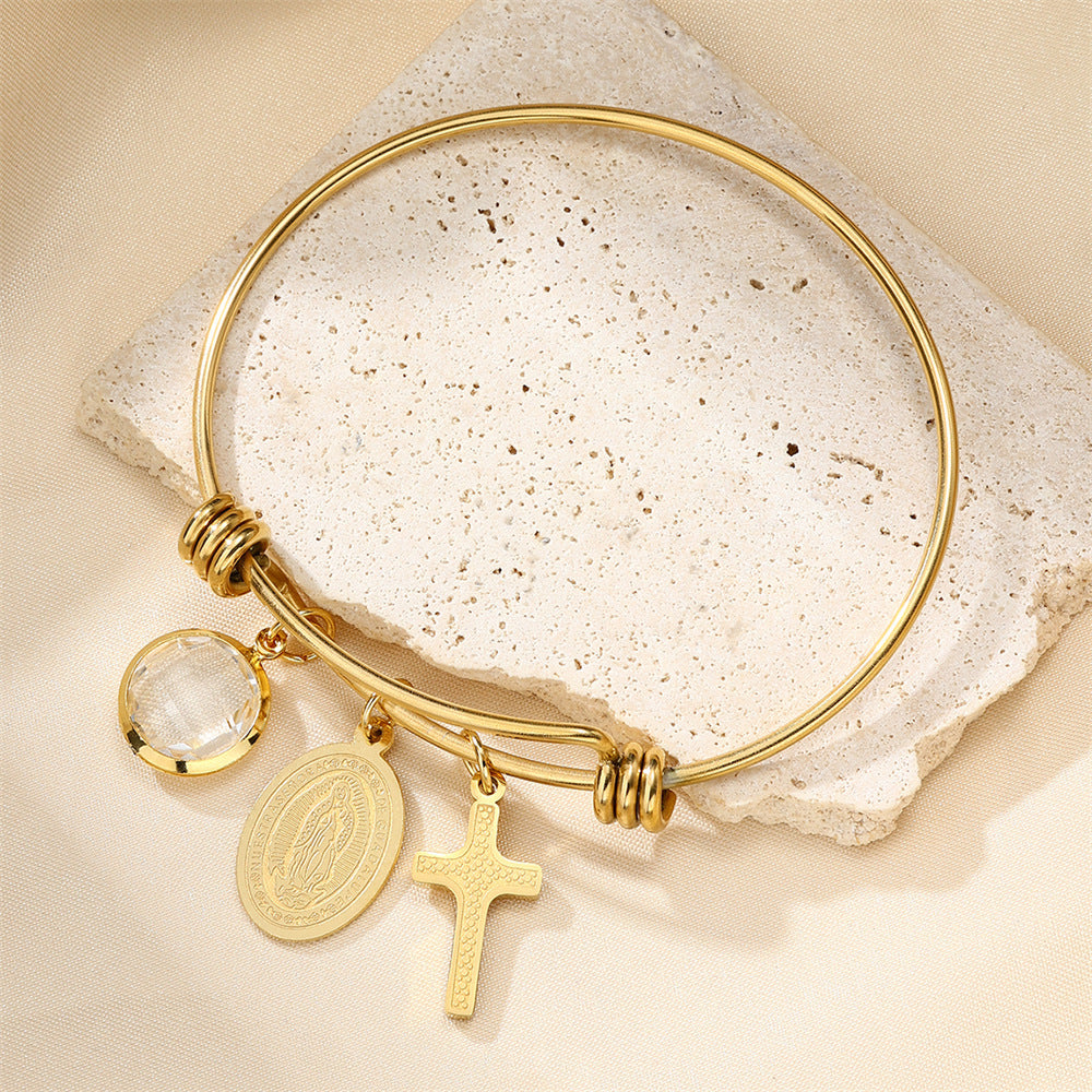 Cross Bangle Jewelry