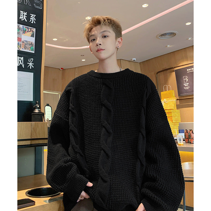 Round Neck Sweater Men's Autumn And Winter Style