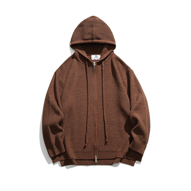 Women's Hooded Zip Cardigan Sweater