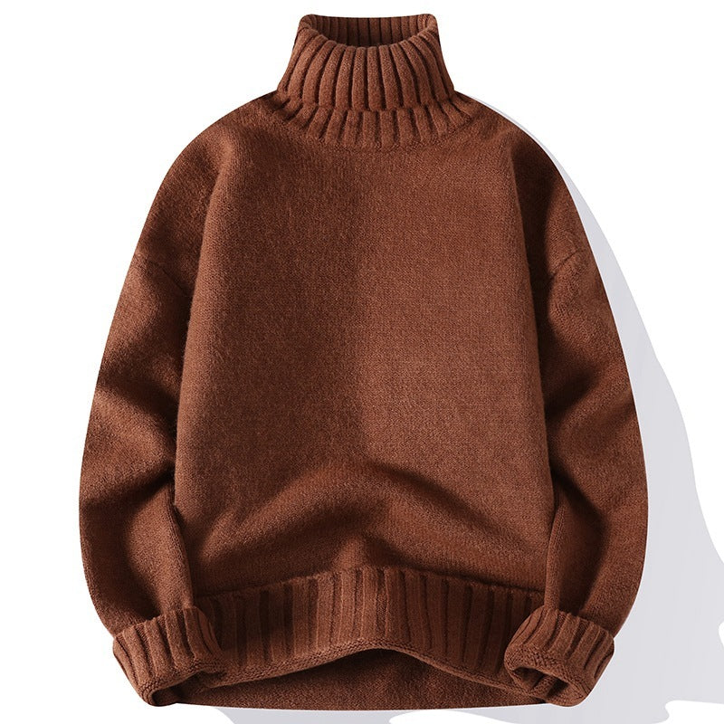 Turtleneck Sweater Men's Fashion Slim Fit