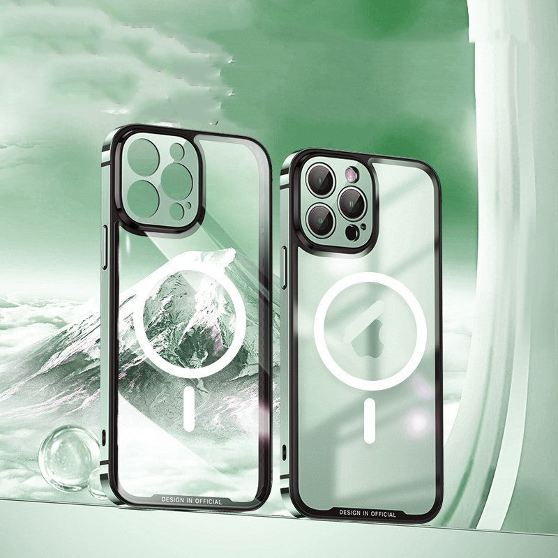 Metal Frame Frosted Mobile Phone Case