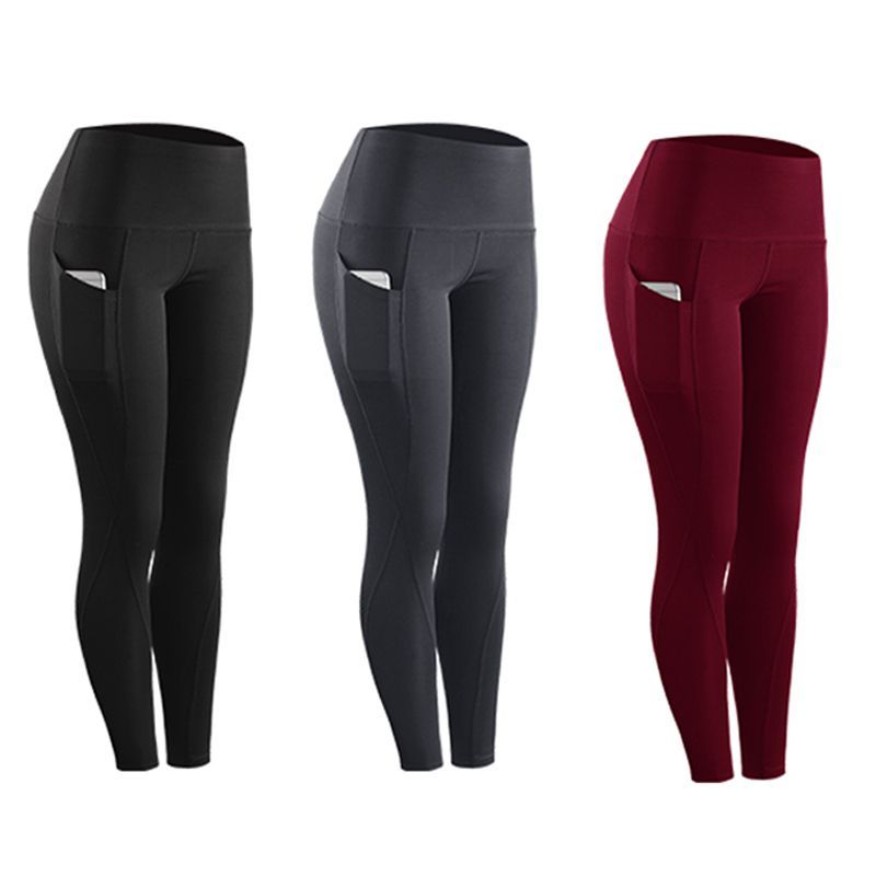 Women Compression Skinny Fitness Leggings  with Pocket