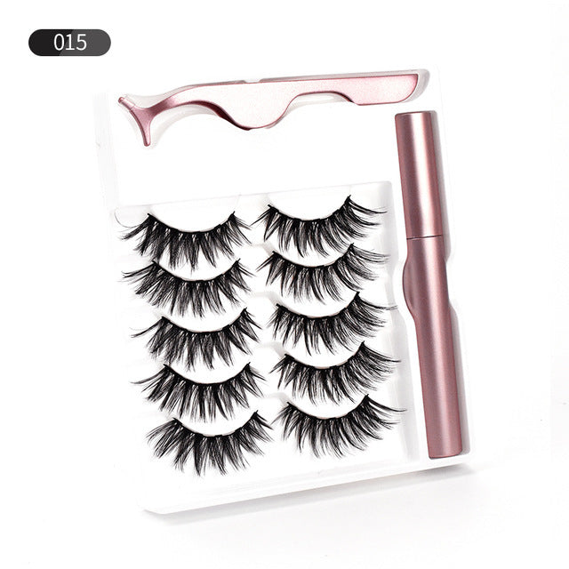 Magnetic eyeliner false eyelashes