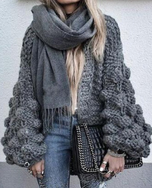 Lantern Sleeve Sweater