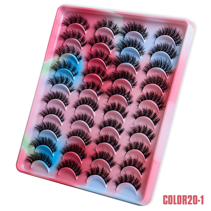 Multi-layer Three-dimensional Artificial Mink Hair Eyelashes Handmade