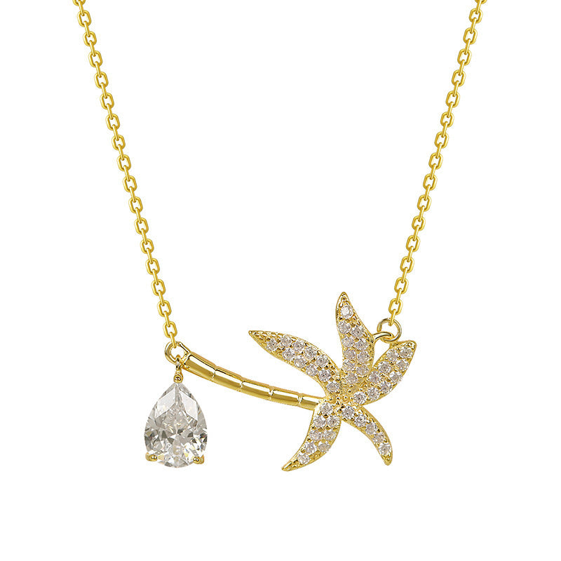 New Fashion All-match Maple Leaf Necklace