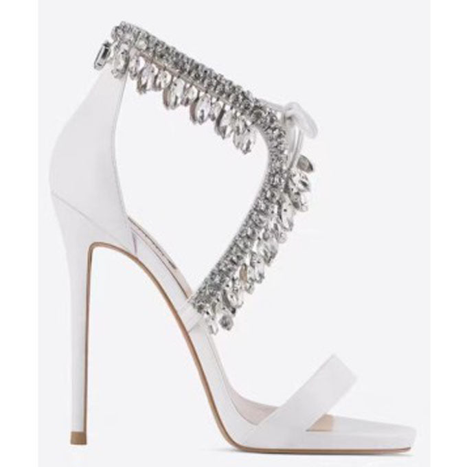 Stiletto Heel Rhinestone Simple Women's Shoes