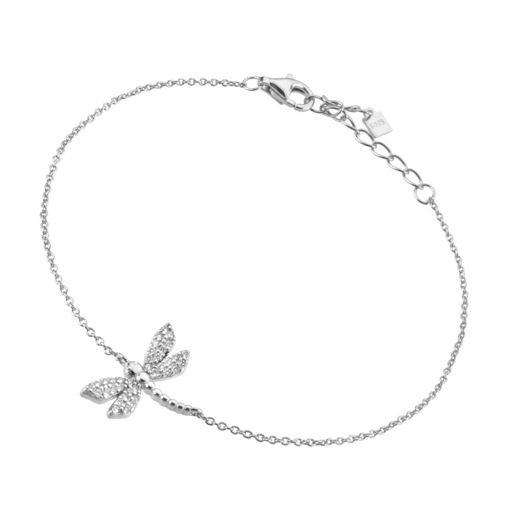 S925 Sterling Silver Bee Butterfly Bracelet